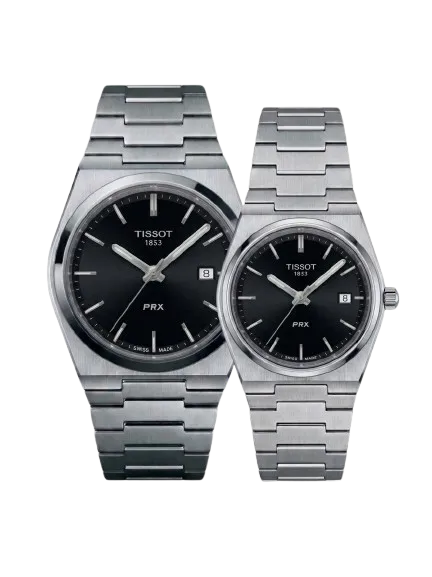 Black Dial Tissot Couple Watch