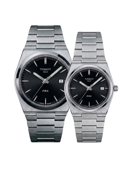 Black Dial Tissot Couple Watch