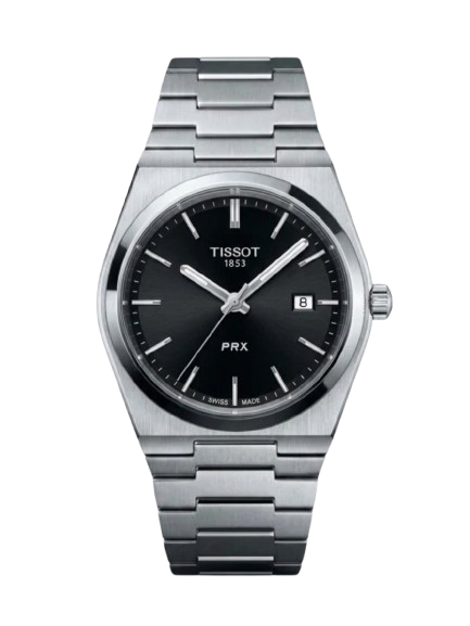 Black Tisot Prx Smooth Movement 40MM Watch – Luxury Style