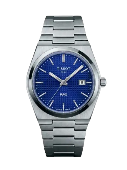 Blue Tissot Prx Smooth Movement