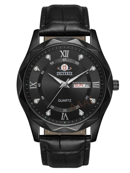 UNIVERSE Black Day-Date Classic Watch