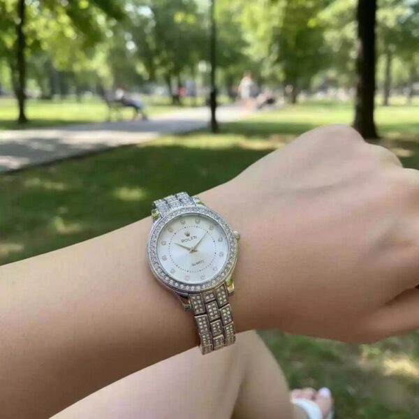 Women’s Silver RLX Diamond Edition Luxury Watches